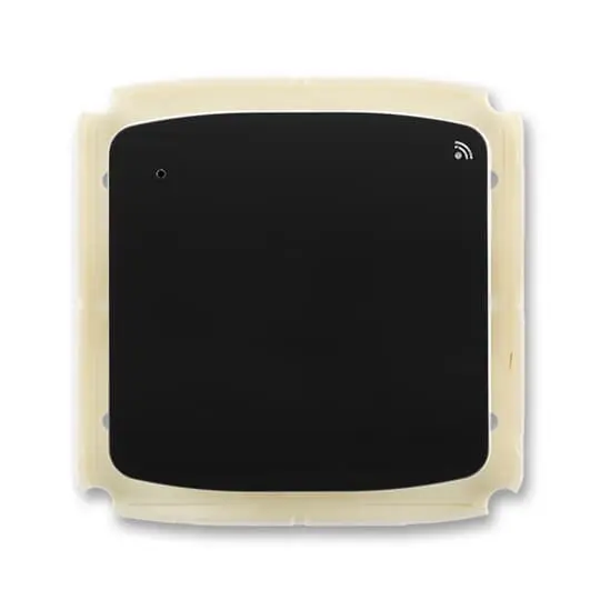 vysílač RF signálu s krátkocestným ovladačem, nástěnný, 868 MHz, černá, design TANGO